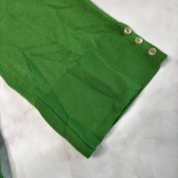 Chicos Green Open Front Cardigan Sweater Womens Size 0 US Small - Picture 3 of 5